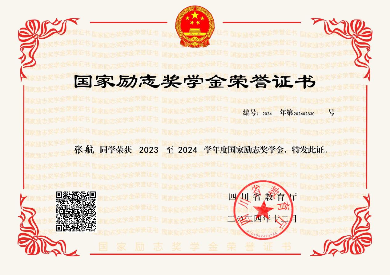 国家励志奖学金
